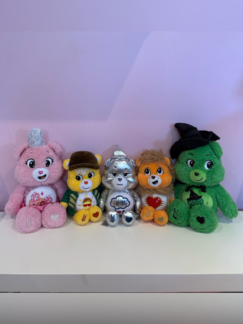Wizard of Oz Wicked Care Bears Plush Bundle 💗🫧💚